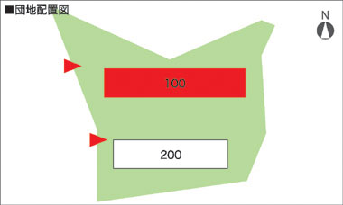 閲覧団地の配置図