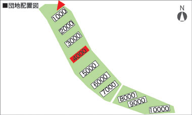 閲覧団地の配置図