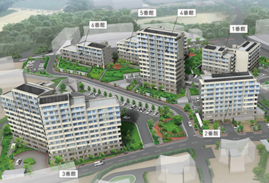 閲覧団地の配置図