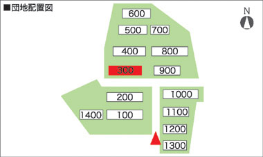 閲覧団地の配置図