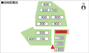 閲覧団地の配置図