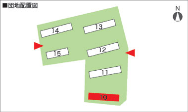 閲覧団地の配置図