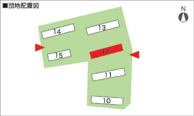 閲覧団地の配置図