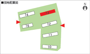 閲覧団地の配置図