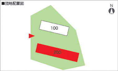 閲覧団地の配置図
