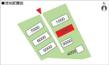 閲覧団地の配置図