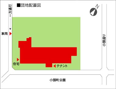 閲覧団地の配置図