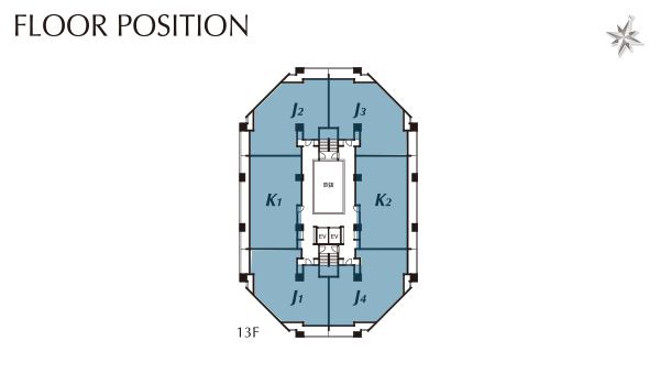 FLOOR POSITION(南側)