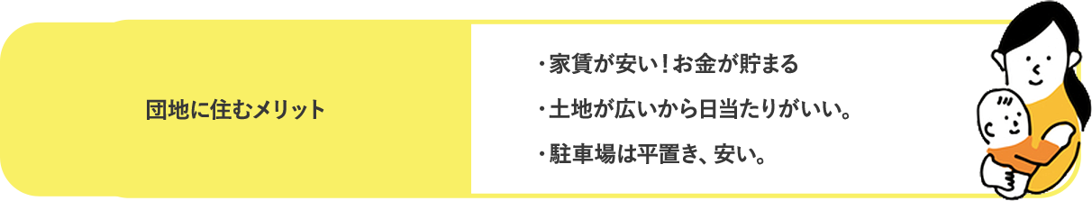 団地メリット